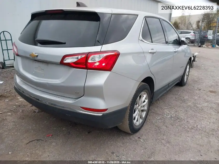 2GNAXKEV6L6228393 2020 Chevrolet Equinox Fwd Lt 1.5L Turbo