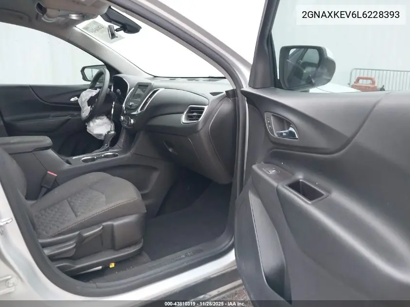 2GNAXKEV6L6228393 2020 Chevrolet Equinox Fwd Lt 1.5L Turbo