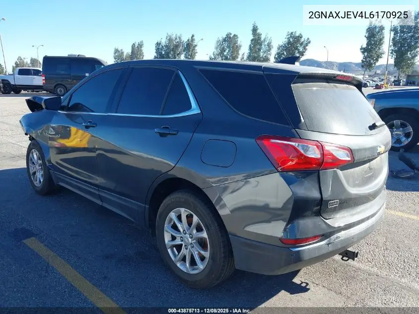2GNAXJEV4L6170925 2020 Chevrolet Equinox Fwd 2Fl