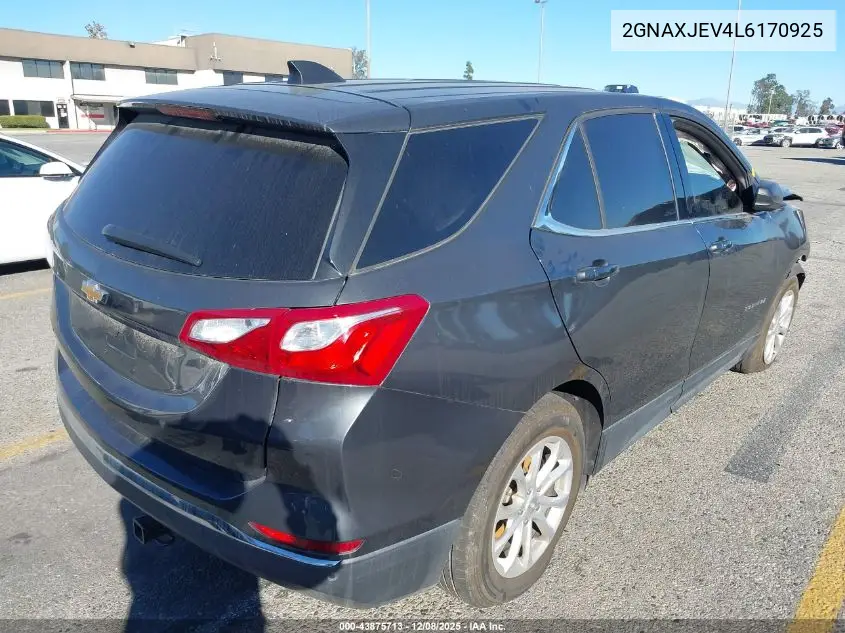 2GNAXJEV4L6170925 2020 Chevrolet Equinox Fwd 2Fl