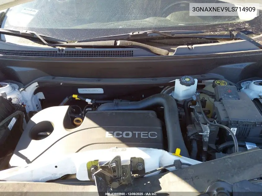 3GNAXNEV9LS714909 2020 Chevrolet Equinox Fwd Premier 1.5L Turbo
