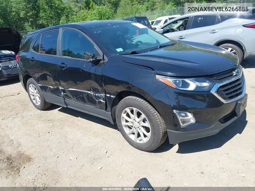 2020 Chevrolet Equinox Awd Ls VIN: 2GNAXSEV8L6266885 Lot: 45308852