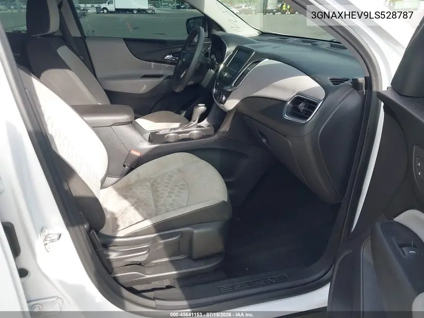 2020 Chevrolet Equinox Fwd Ls VIN: 3GNAXHEV9LS528787 Lot: 45641153