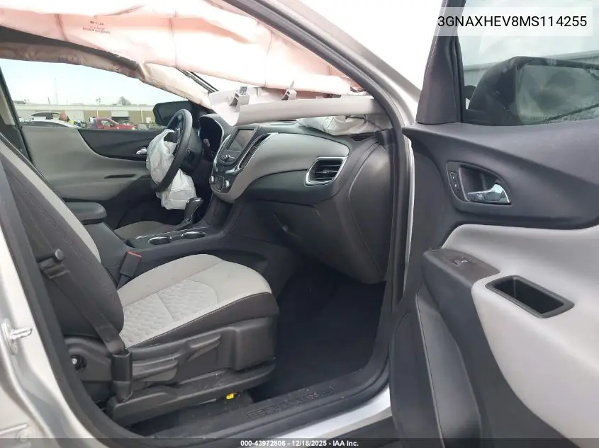 3GNAXHEV8MS114255 2021 Chevrolet Equinox Fwd Ls