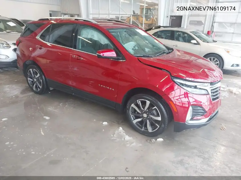 2GNAXNEV7N6109174 2022 Chevrolet Equinox Fwd Premier