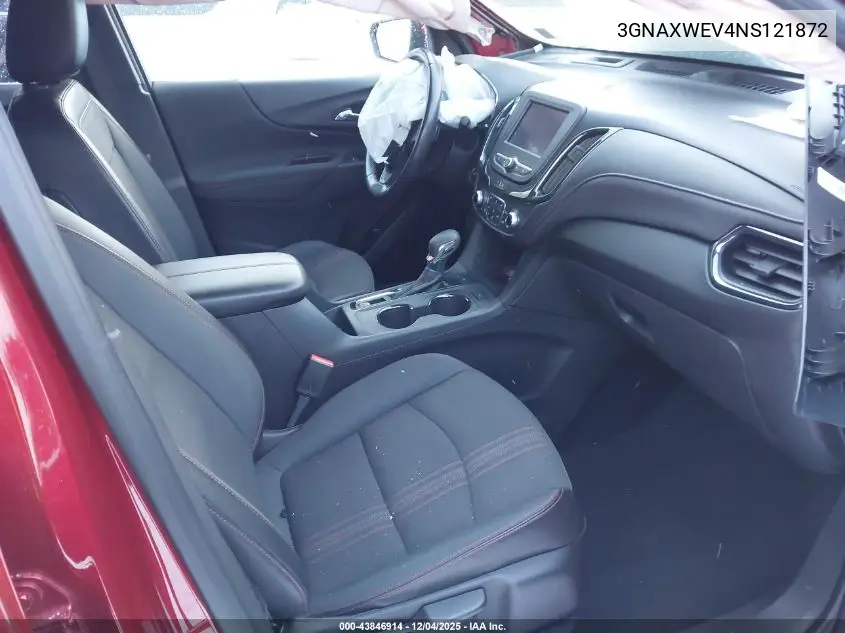 3GNAXWEV4NS121872 2022 Chevrolet Equinox Awd Rs