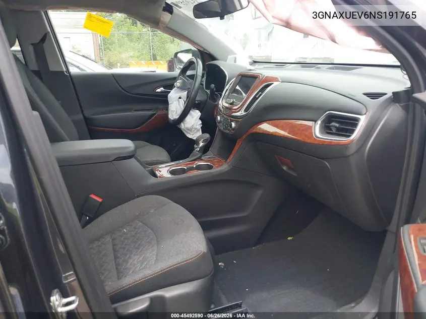 2022 Chevrolet Equinox Awd Lt VIN: 3GNAXUEV6NS191765 Lot: 45492590