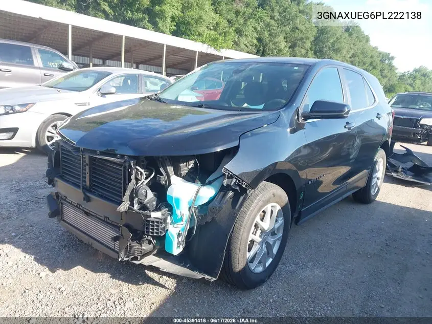 2023 Chevrolet Equinox Awd Lt VIN: 3GNAXUEG6PL222138 Lot: 45391416