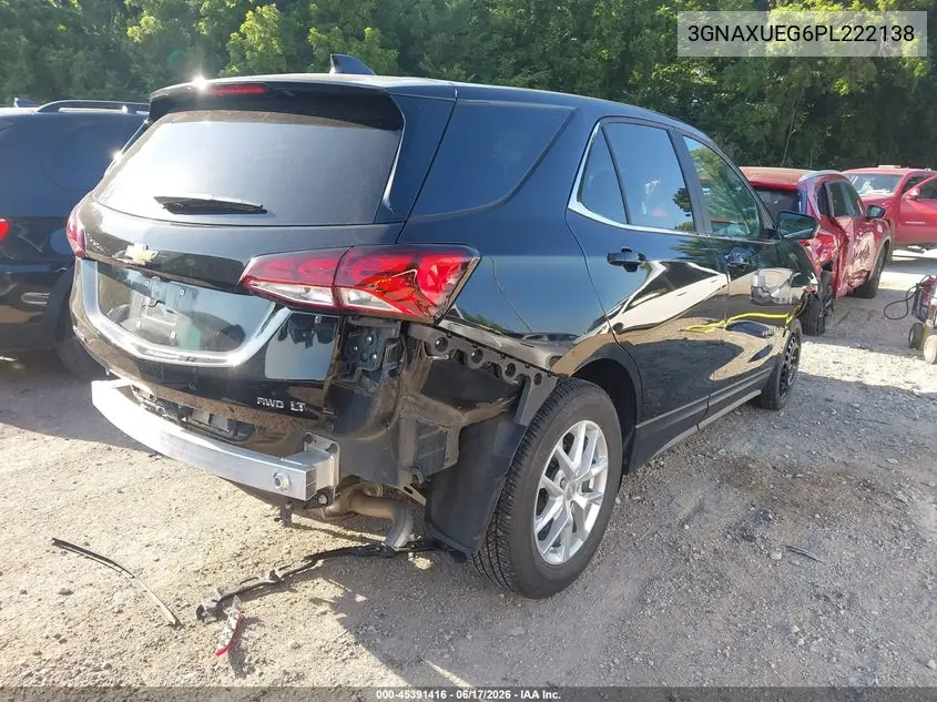 2023 Chevrolet Equinox Awd Lt VIN: 3GNAXUEG6PL222138 Lot: 45391416