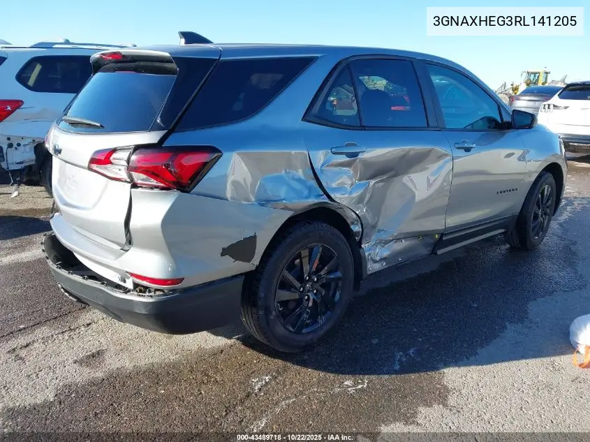 3GNAXHEG3RL141205 2024 Chevrolet Equinox Fwd Ls