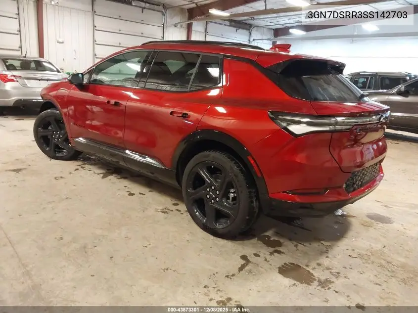 3GN7DSRR3SS142703 2025 Chevrolet Equinox Ev Rs