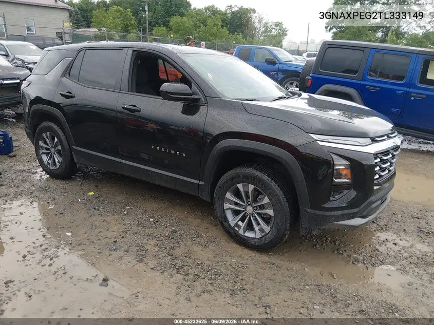 2026 Chevrolet Equinox Awd Lt VIN: 3GNAXPEG2TL333149 Lot: 45232625