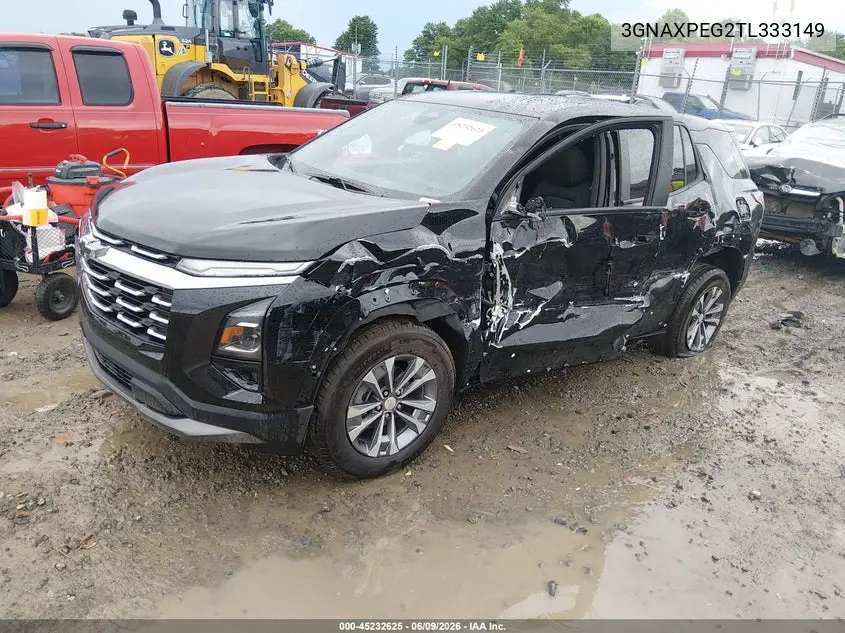 2026 Chevrolet Equinox Awd Lt VIN: 3GNAXPEG2TL333149 Lot: 45232625