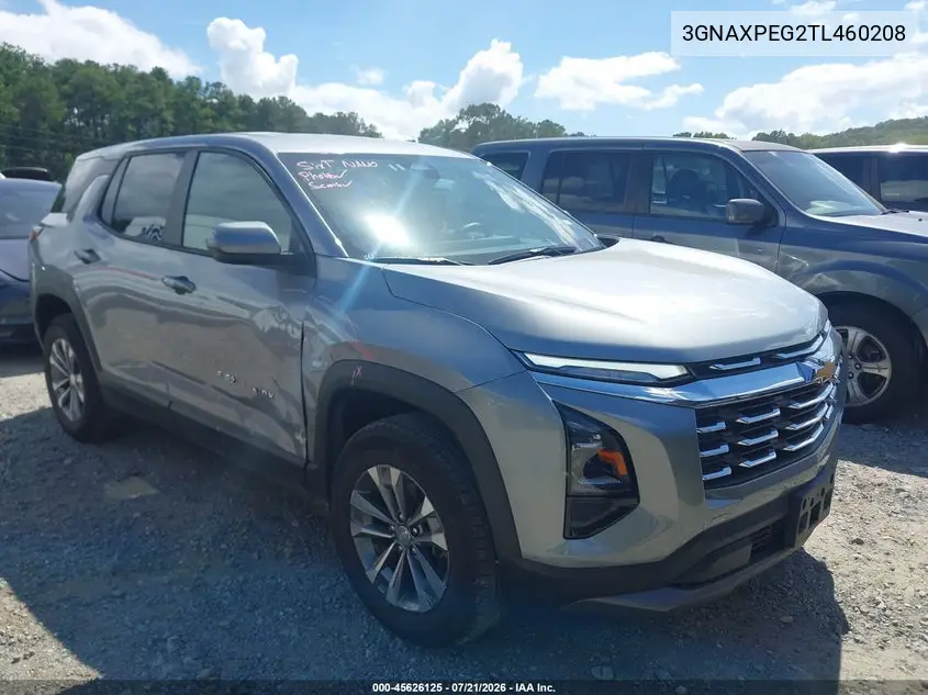 2026 Chevrolet Equinox Awd Lt VIN: 3GNAXPEG2TL460208 Lot: 45626125