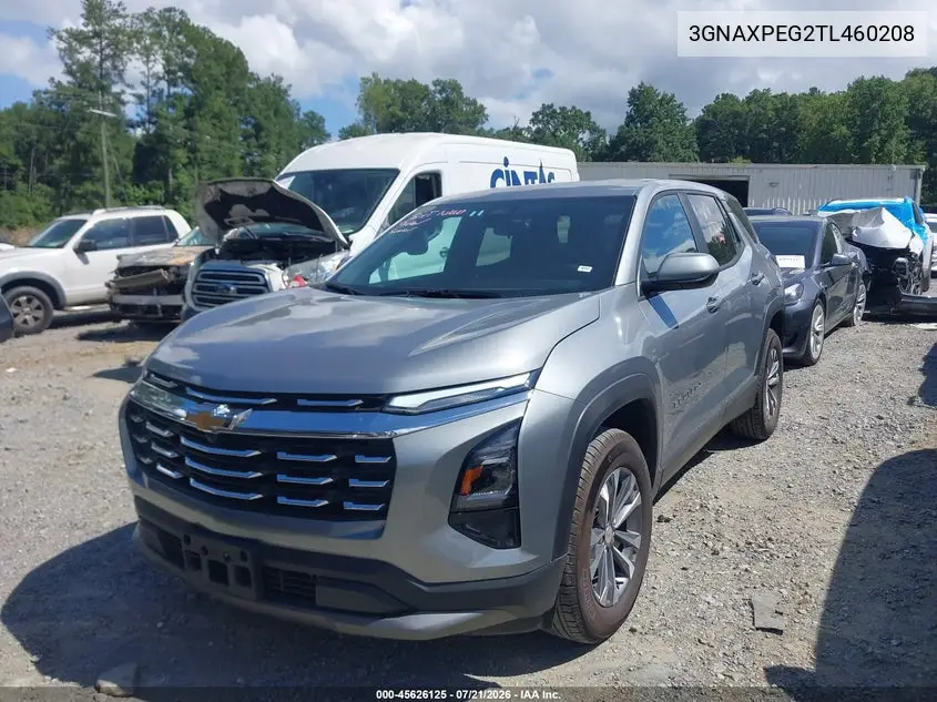 2026 Chevrolet Equinox Awd Lt VIN: 3GNAXPEG2TL460208 Lot: 45626125