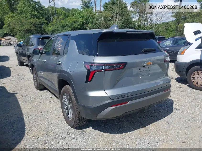 2026 Chevrolet Equinox Awd Lt VIN: 3GNAXPEG2TL460208 Lot: 45626125