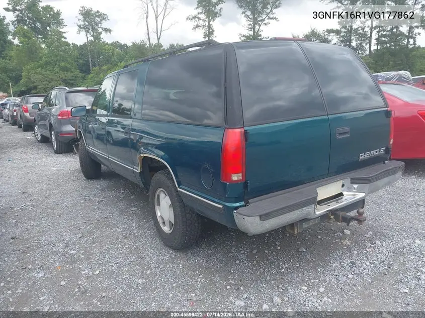 1997 Chevrolet Suburban 1500 VIN: 3GNFK16R1VG177862 Lot: 45599422