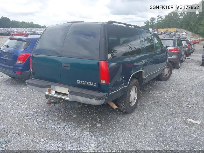 1997 Chevrolet Suburban 1500 VIN: 3GNFK16R1VG177862 Lot: 45599422