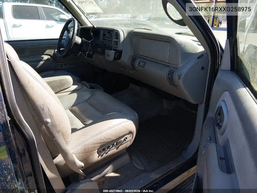 1999 Chevrolet Suburban 1500 Lt VIN: 3GNFK16RXXG258975 Lot: 45274943