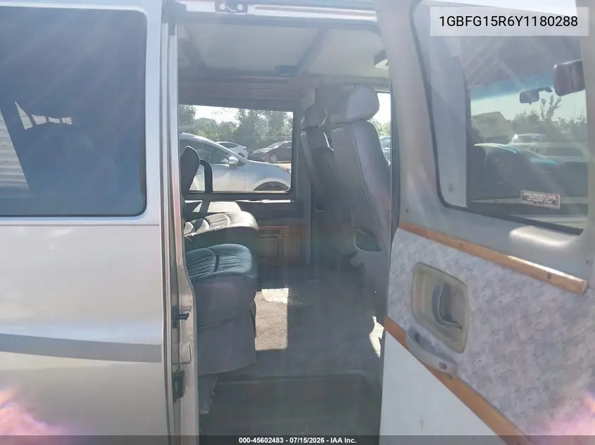 2000 Chevrolet Express Upfitter Pkg. VIN: 1GBFG15R6Y1180288 Lot: 45602483