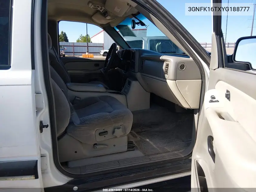 2000 Chevrolet Suburban 1500 Ls VIN: 3GNFK16TXYG188777 Lot: 45615469