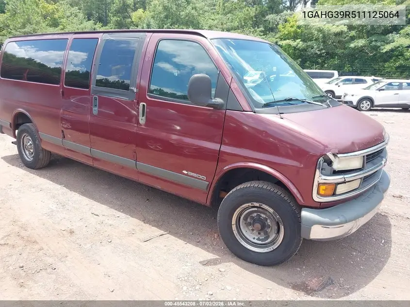 2001 Chevrolet Express VIN: 1GAHG39R511125064 Lot: 45543208