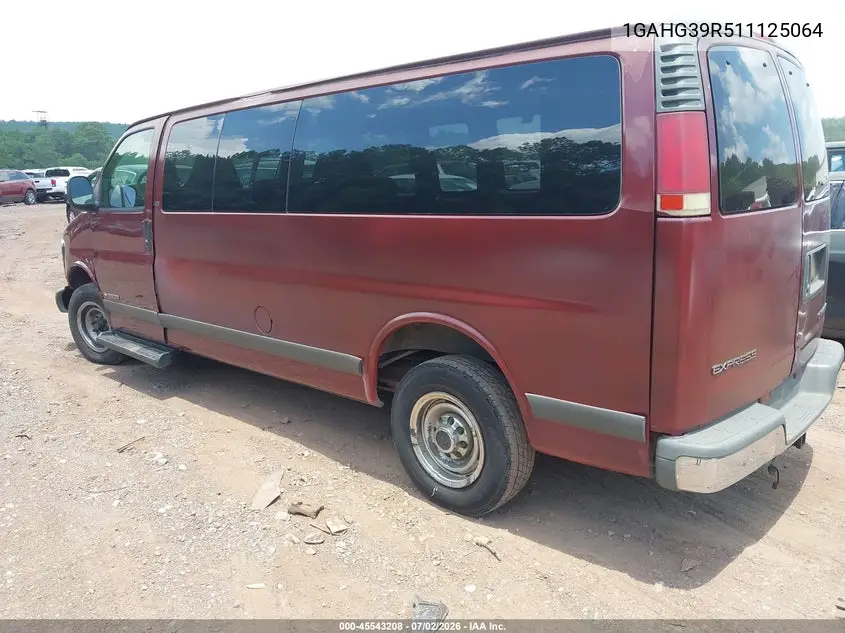2001 Chevrolet Express VIN: 1GAHG39R511125064 Lot: 45543208