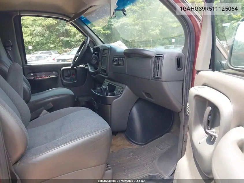 2001 Chevrolet Express VIN: 1GAHG39R511125064 Lot: 45543208