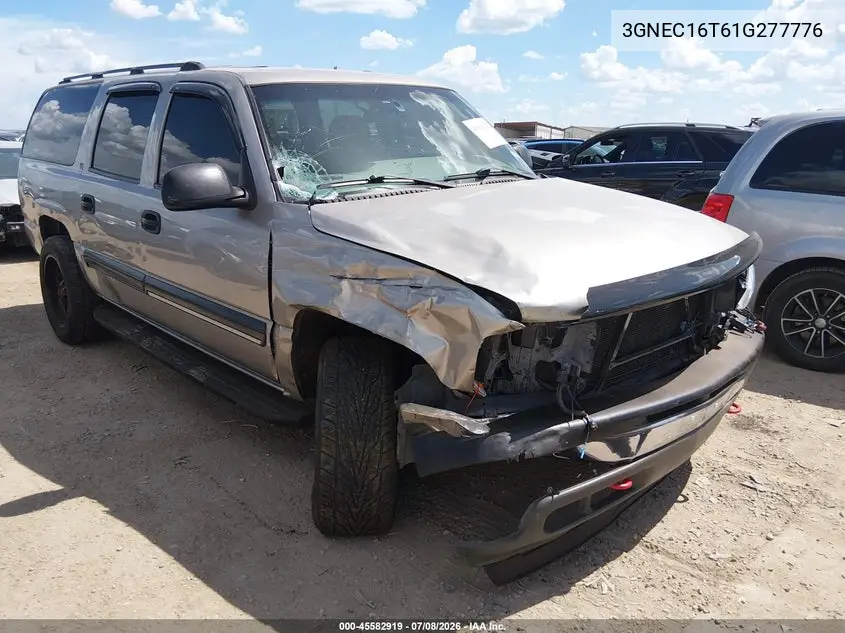 2001 Chevrolet Suburban 1500 Ls VIN: 3GNEC16T61G277776 Lot: 45582919