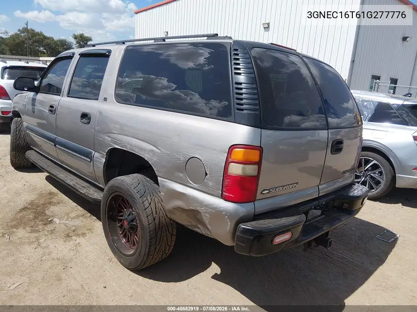 2001 Chevrolet Suburban 1500 Ls VIN: 3GNEC16T61G277776 Lot: 45582919