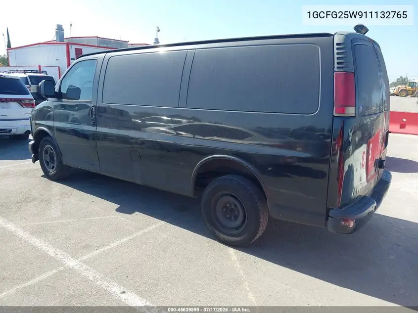 2001 Chevrolet Express VIN: 1GCFG25W911132765 Lot: 45639599