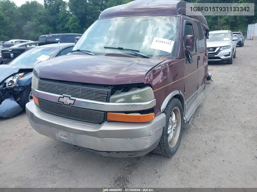 2003 Chevrolet Express Yf7 Upfitter VIN: 1GBFG15T931133342 Lot: 45595357