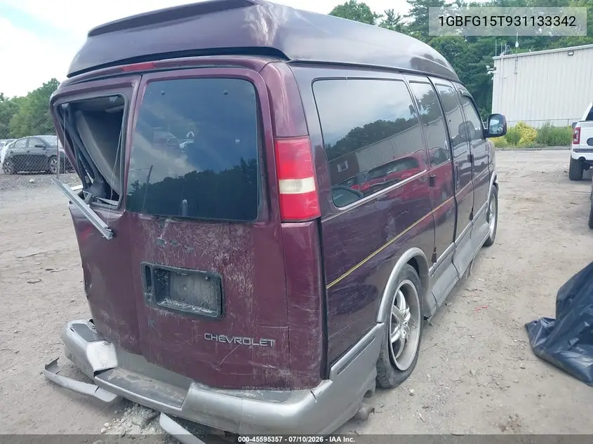 2003 Chevrolet Express Yf7 Upfitter VIN: 1GBFG15T931133342 Lot: 45595357