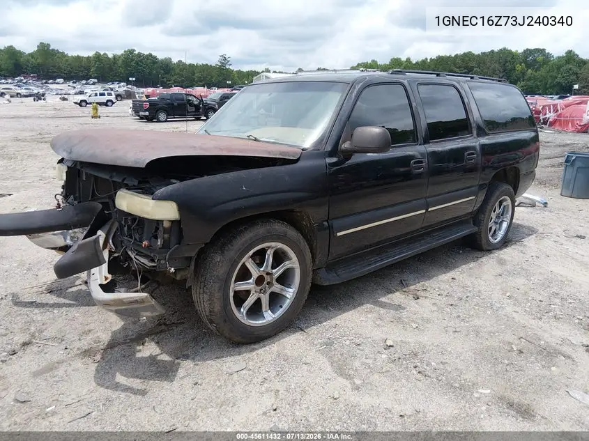 2003 Chevrolet Suburban 1500 Ls VIN: 1GNEC16Z73J240340 Lot: 45611432