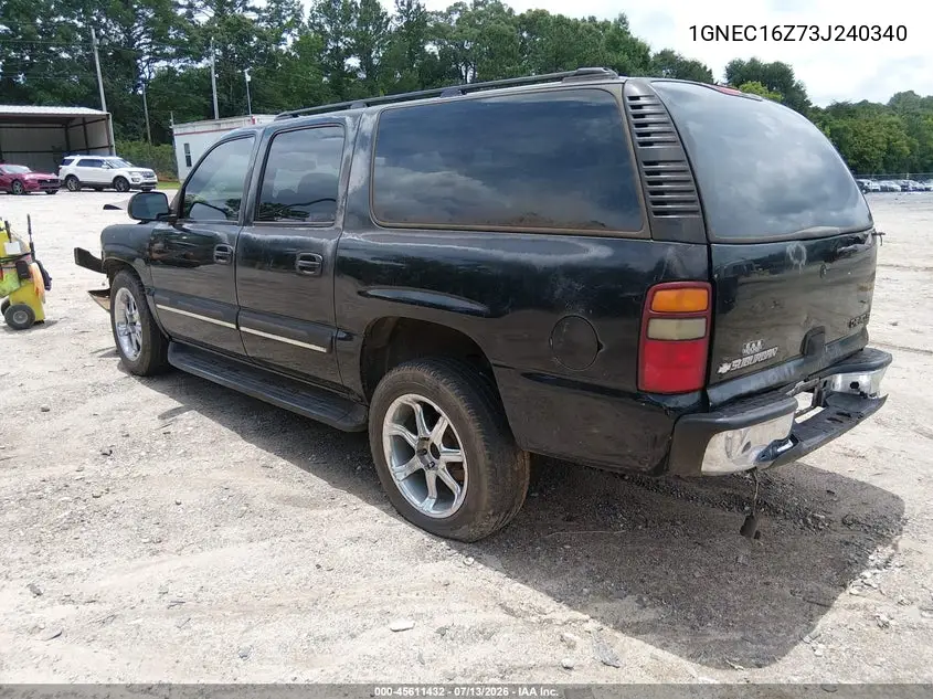 2003 Chevrolet Suburban 1500 Ls VIN: 1GNEC16Z73J240340 Lot: 45611432