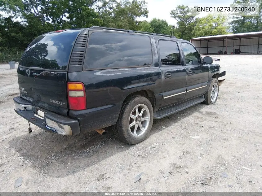 2003 Chevrolet Suburban 1500 Ls VIN: 1GNEC16Z73J240340 Lot: 45611432