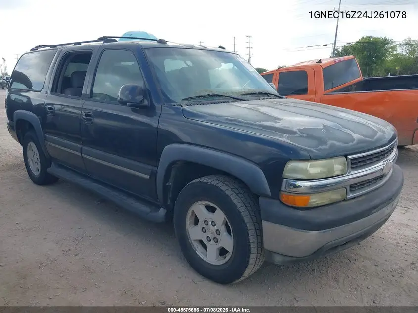2004 Chevrolet Suburban 1500 Lt VIN: 1GNEC16Z24J261078 Lot: 45575686