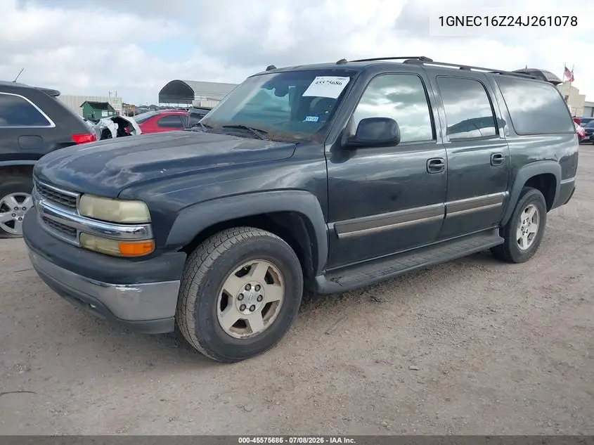 2004 Chevrolet Suburban 1500 Lt VIN: 1GNEC16Z24J261078 Lot: 45575686