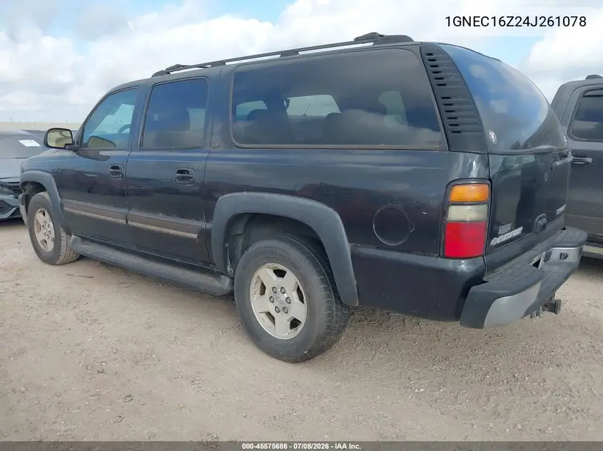 2004 Chevrolet Suburban 1500 Lt VIN: 1GNEC16Z24J261078 Lot: 45575686