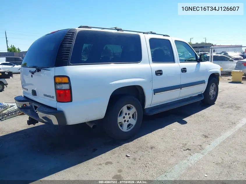 2004 Chevrolet Suburban 1500 Ls VIN: 1GNEC16T34J126607 Lot: 45607652