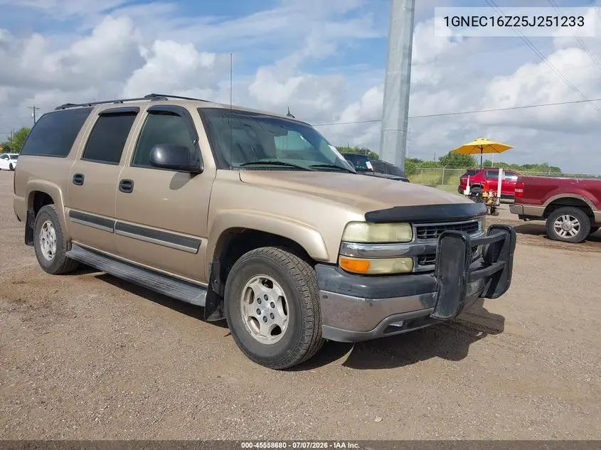 2005 Chevrolet Suburban 1500 Ls VIN: 1GNEC16Z25J251233 Lot: 45558680