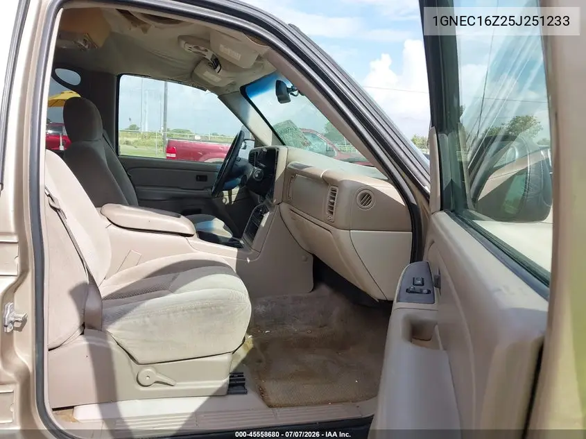 2005 Chevrolet Suburban 1500 Ls VIN: 1GNEC16Z25J251233 Lot: 45558680