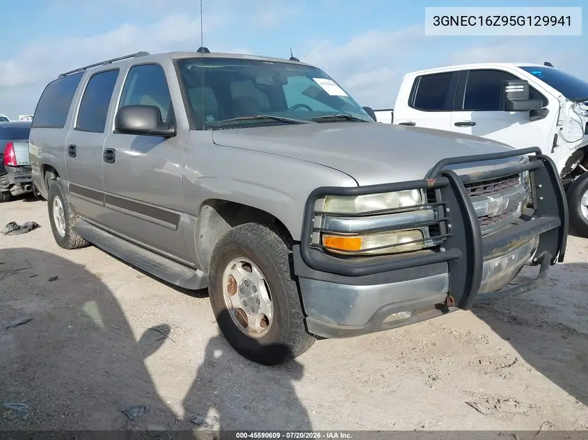 2005 Chevrolet Suburban 1500 Ls VIN: 3GNEC16Z95G129941 Lot: 45590609