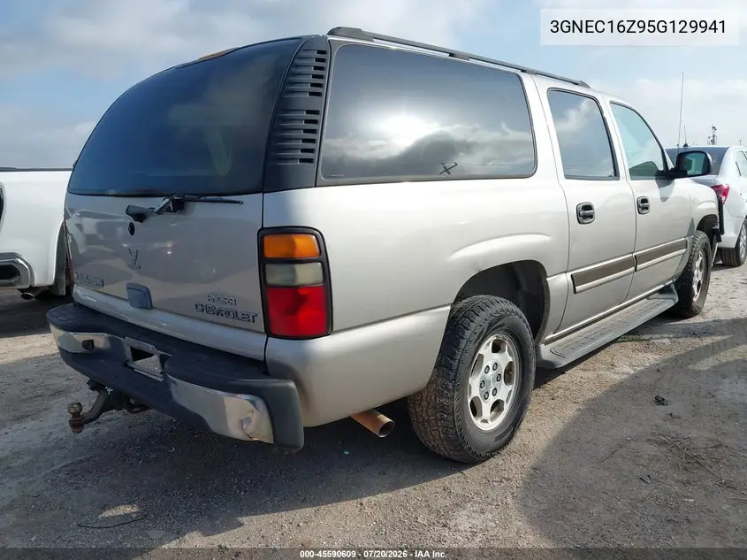 2005 Chevrolet Suburban 1500 Ls VIN: 3GNEC16Z95G129941 Lot: 45590609