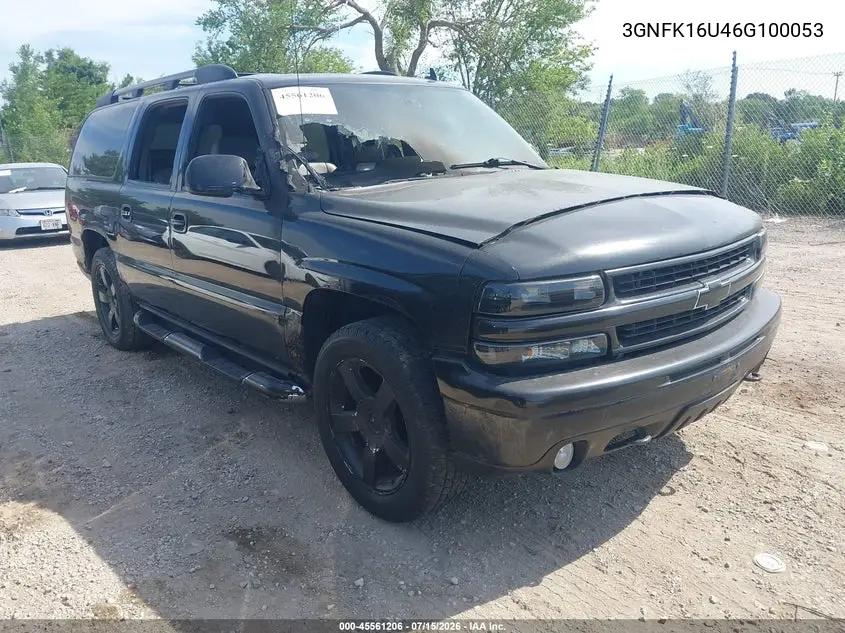 2006 Chevrolet Suburban 1500 Ltz VIN: 3GNFK16U46G100053 Lot: 45561206