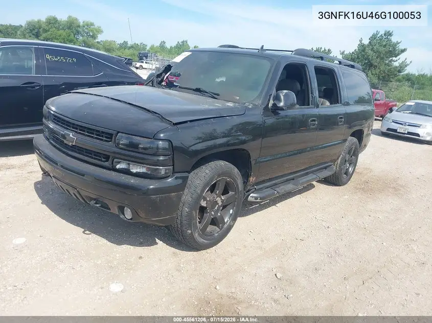 2006 Chevrolet Suburban 1500 Ltz VIN: 3GNFK16U46G100053 Lot: 45561206