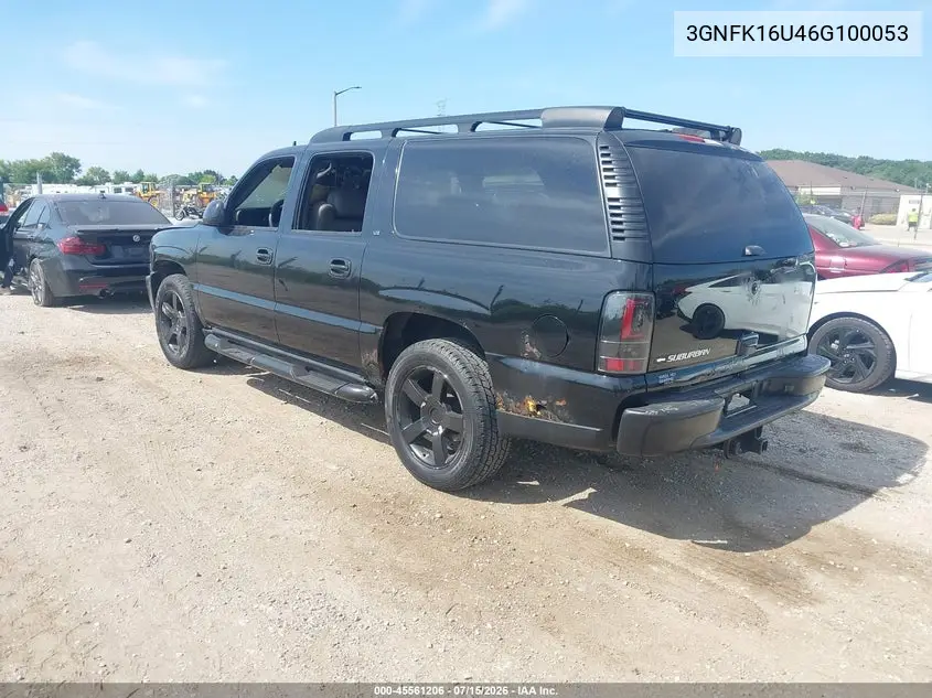 2006 Chevrolet Suburban 1500 Ltz VIN: 3GNFK16U46G100053 Lot: 45561206