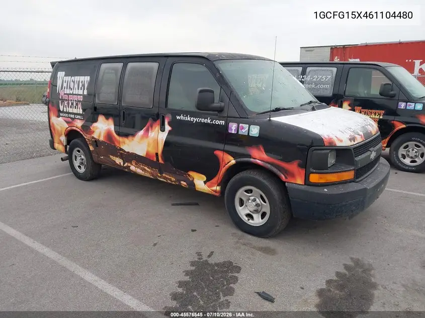 2006 Chevrolet Express Work Van VIN: 1GCFG15X461104480 Lot: 45576545