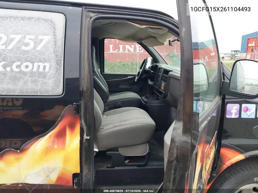 2006 Chevrolet Express Work Van VIN: 1GCFG15X261104493 Lot: 45576629