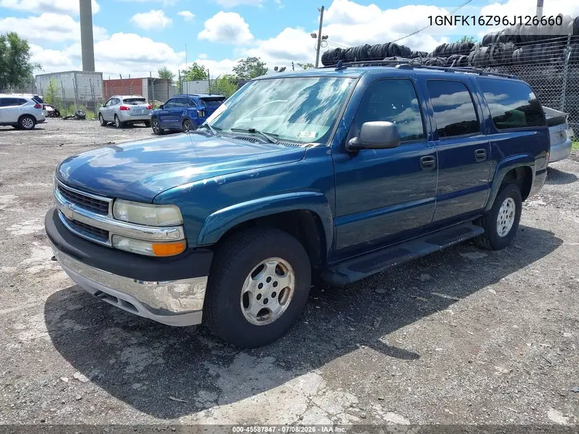 2006 Chevrolet Suburban 1500 Ls VIN: 1GNFK16Z96J126660 Lot: 45587847